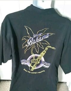 Tommy Bahama Silk Embroidered Camp Shirt Large